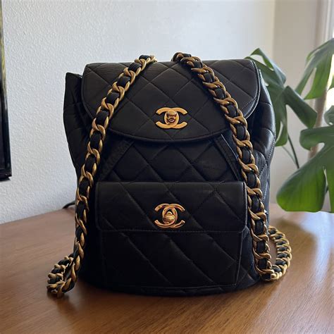 vintage chanel backpacks|vintage chanel evening bag.